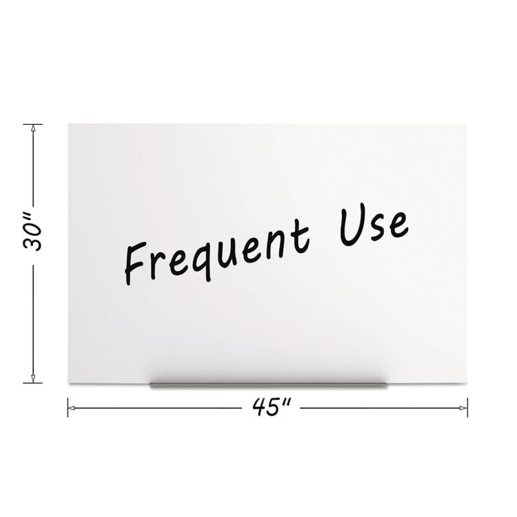 BI-SILQUE VISUAL COMMUNICATION PRODUCTS Magnetic Dry Erase Tile Board, 29.5" x 45", White Surface (BVCDET8025397) thumbnail 2