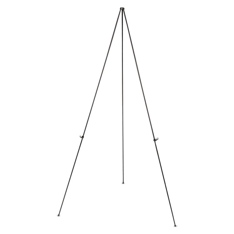 BI-SILQUE VISUAL COMMUNICATION PRODUCTS Lightweight Instant Easel, 61.5" Tall, Metal, Black (BVCFLX04201MV) thumbnail 2