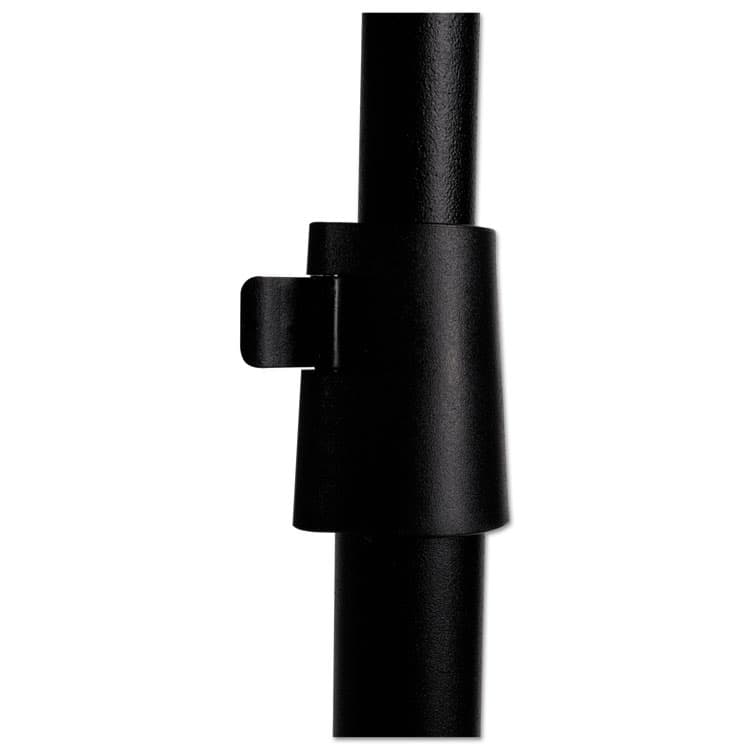 BI-SILQUE VISUAL COMMUNICATION PRODUCTS Magnetic Dry Erase Floor Stand Signs, White 25" x 17" Arrow Surface, Black/Silver Frame, 25" x 10" x 38" to 63" (BVCSIG01010101) thumbnail 2