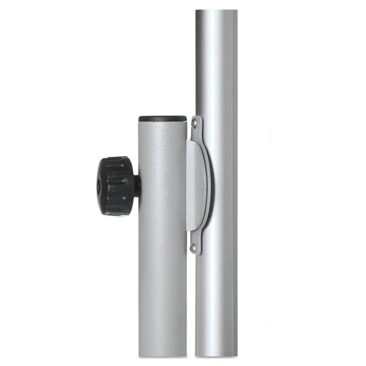 BI-SILQUE VISUAL COMMUNICATION PRODUCTS Revolver Easel, Vertical Orientation, 35.4" x 47.2", White Surface, Satin Aluminum Frame (BVCQR5203) thumbnail 3