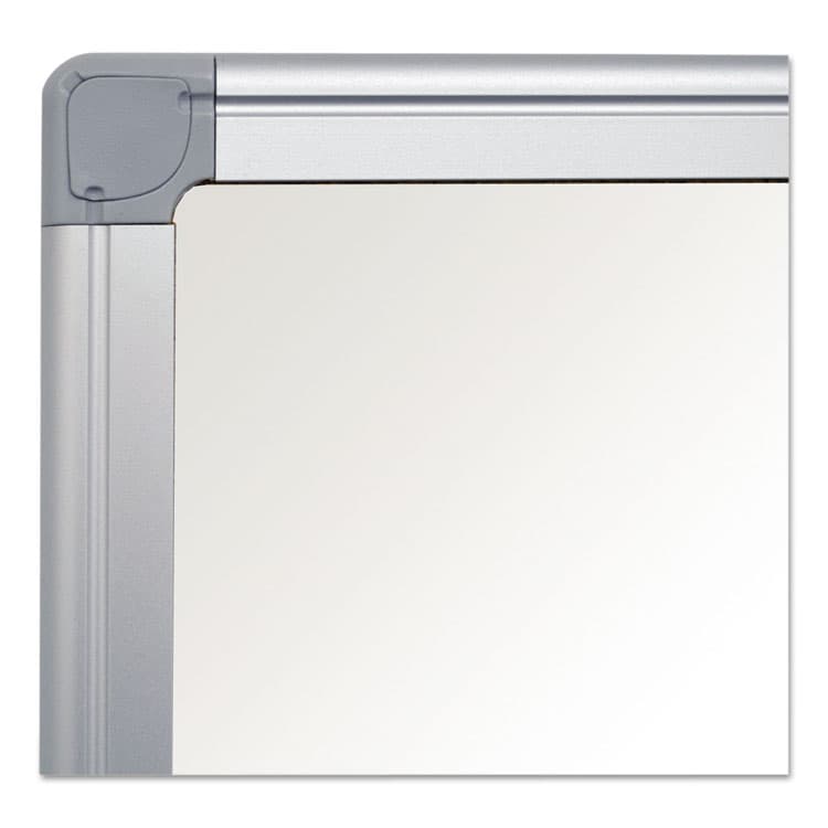 BI-SILQUE VISUAL COMMUNICATION PRODUCTS Earth Silver Easy Clean Dry Erase Boards, 48" x 36", White Surface, Satin Aluminum Frame (BVCMA0500790) thumbnail 3