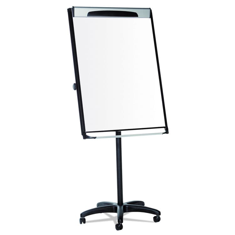 BI-SILQUE VISUAL COMMUNICATION PRODUCTS Platinum Mobile Easel, 29" x 41", White Surface, Black Plastic Frame (BVCEA48066720) thumbnail 3