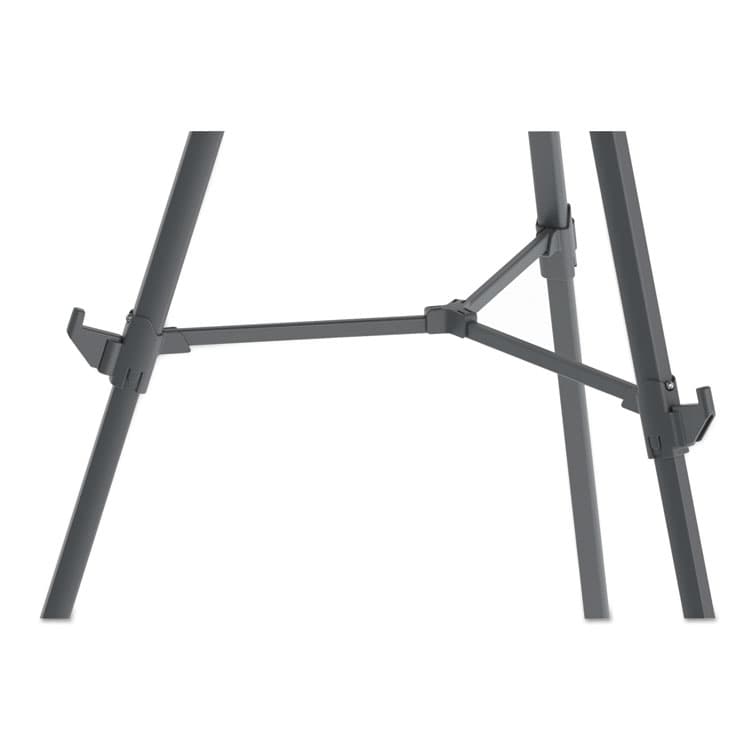 BI-SILQUE VISUAL COMMUNICATION PRODUCTS Quantum Heavy Duty Display Easel, 35.62" to 61.22" Tall, Plastic, Black, Supports Up to 25 lb (BVCFLX11404) thumbnail 4