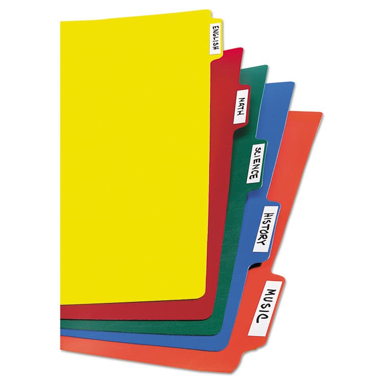AVERY PRODUCTS CORPORATION Heavy-Duty Plastic Dividers with Multicolor Tabs and White Labels , 5-Tab, 11 x 8.5, Assorted, 1 Set (AVE23080) thumbnail 4
