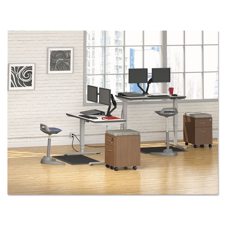 ALERA Alera AdaptivErgo Sit-Stand 3-Stage Electric Height-Adjustable Table Base w/Memory Control, 48.06 x 24.35 x 25 to 50.7, Gray (ALEHT3SAG) thumbnail 4