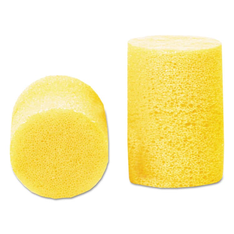 3M/COMMERCIAL TAPE DIV. E-A-R Classic Earplugs, Pillow Paks, Cordless, PVC Foam, Yellow, 200 Pairs/Box (MMM3101001) thumbnail 3