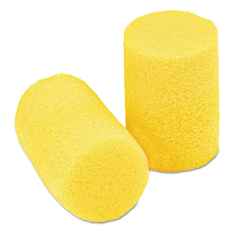 3M/COMMERCIAL TAPE DIV. E-A-R Classic Earplugs, Pillow Paks, Cordless, PVC Foam, Yellow, 200 Pairs/Box (MMM3101001) thumbnail 2