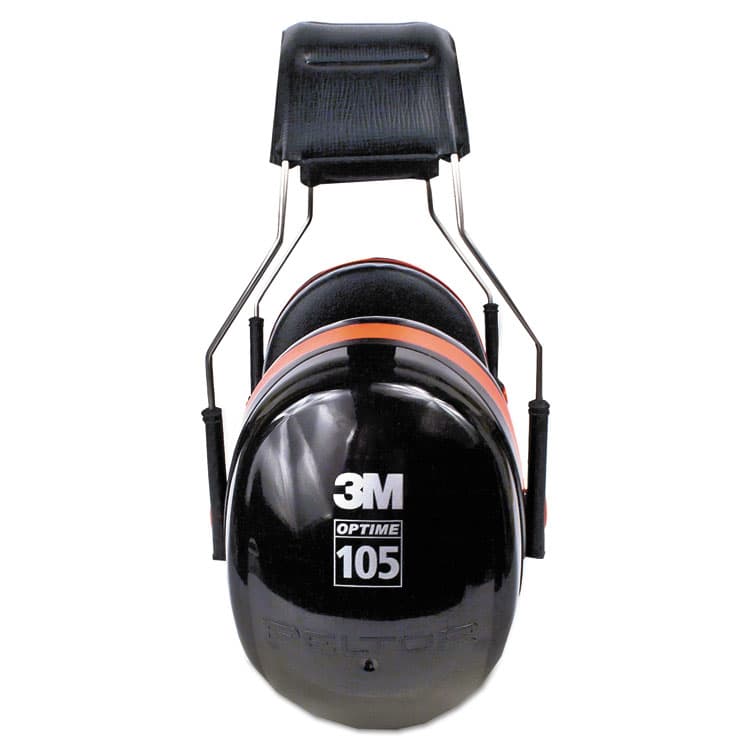 3M/COMMERCIAL TAPE DIV. PELTOR OPTIME 105 High Performance Ear Muffs H10A, 30 dB NRR, Black/Red (MMMH10A) thumbnail 4
