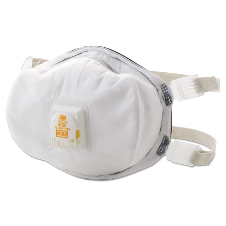 3M/COMMERCIAL TAPE DIV. N100 Particulate Respirator, Standard Size (MMM8233) thumbnail 3