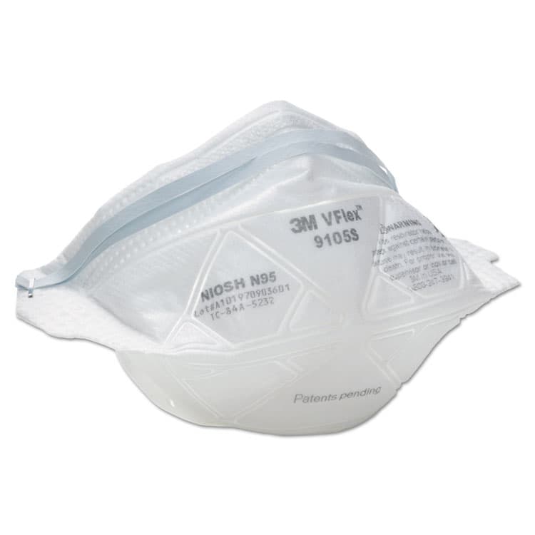 3M/COMMERCIAL TAPE DIV. VFlex Particulate Respirator N95, Small, 50/Box (MMM9105S) thumbnail 2