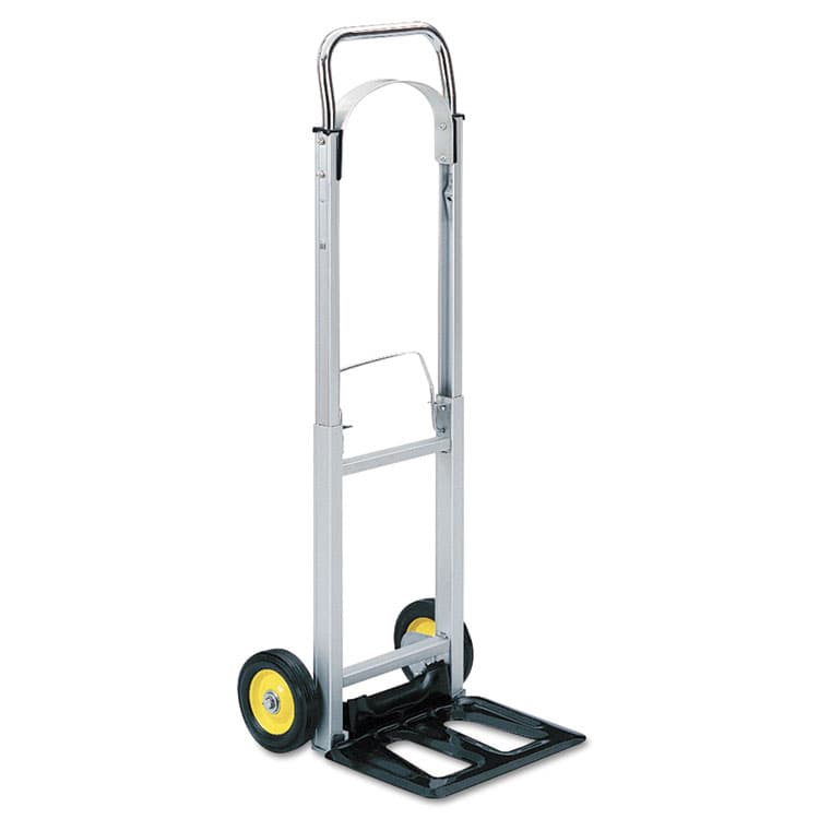 SAFCO PRODUCTS HideAway Aluminum Hand Truck, 250 lb Capacity, 15.5 x 16.5 x 43.5, Aluminum (SAF4061)