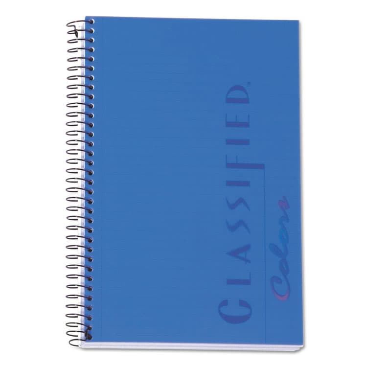 TOPS BUSINESS FORMS Color Notebooks, 1-Subject, Narrow Rule, Indigo Blue Cover, (100) 8.5 x 5.5 White Sheets (TOP73506)