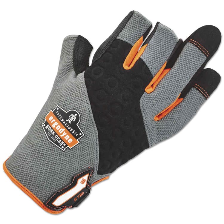 ERGODYNE CORPORATION ProFlex 720 Heavy-Duty Framing Gloves, Large, Gray, Pair (EGO17114)