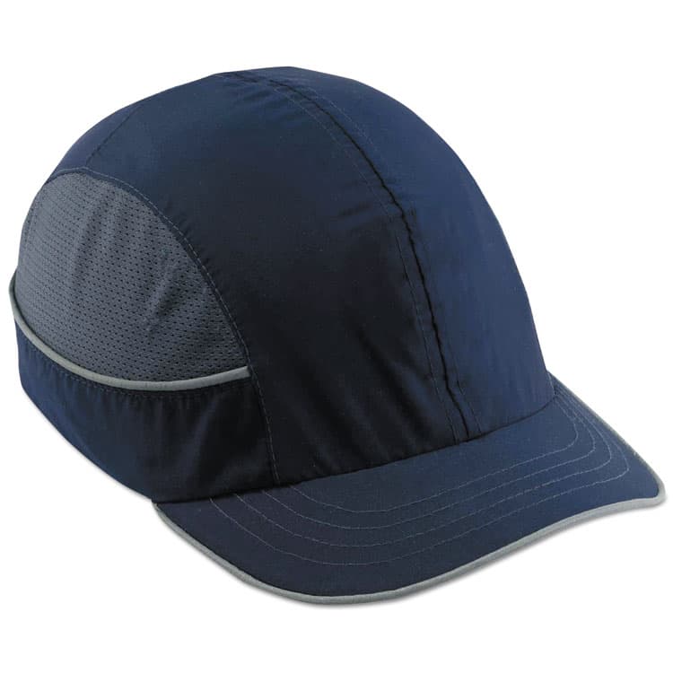 ERGODYNE CORPORATION Skullerz 8950 Bump Cap Hat, Short Brim, Navy (EGO23343)