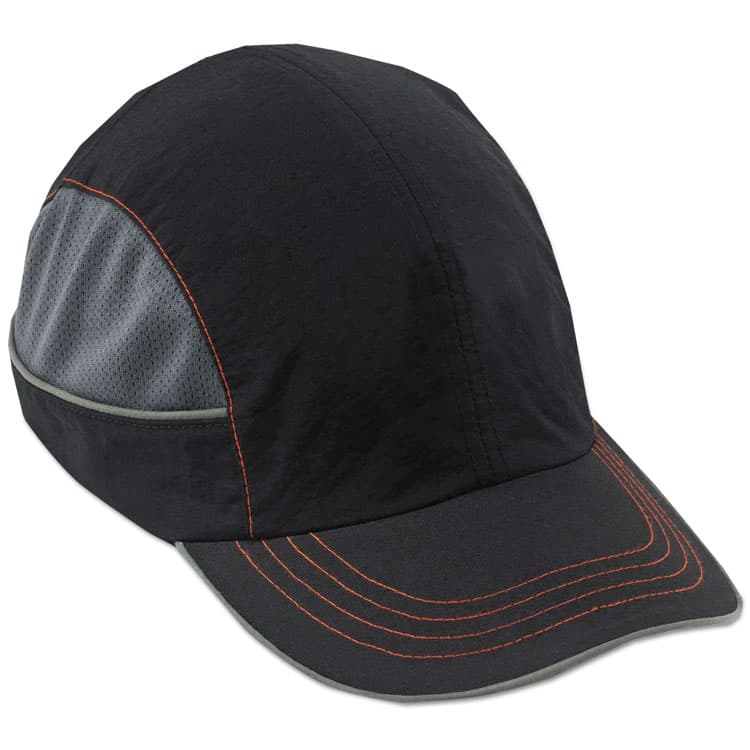 ERGODYNE CORPORATION Skullerz 8950 Bump Cap Hat, Long Brim, Black (EGO23344)