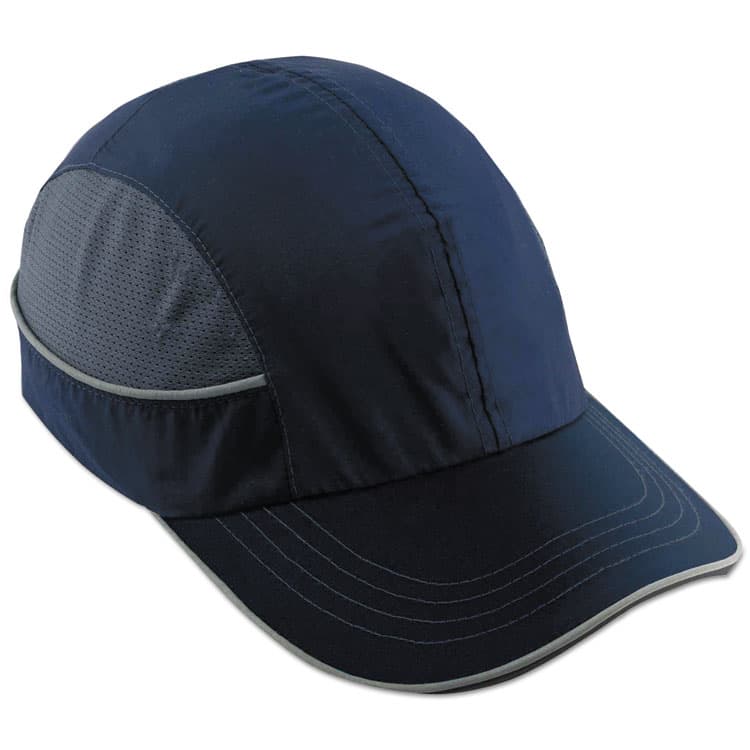 ERGODYNE CORPORATION Skullerz 8950 Bump Cap Hat, Long Brim, Navy (EGO23345)