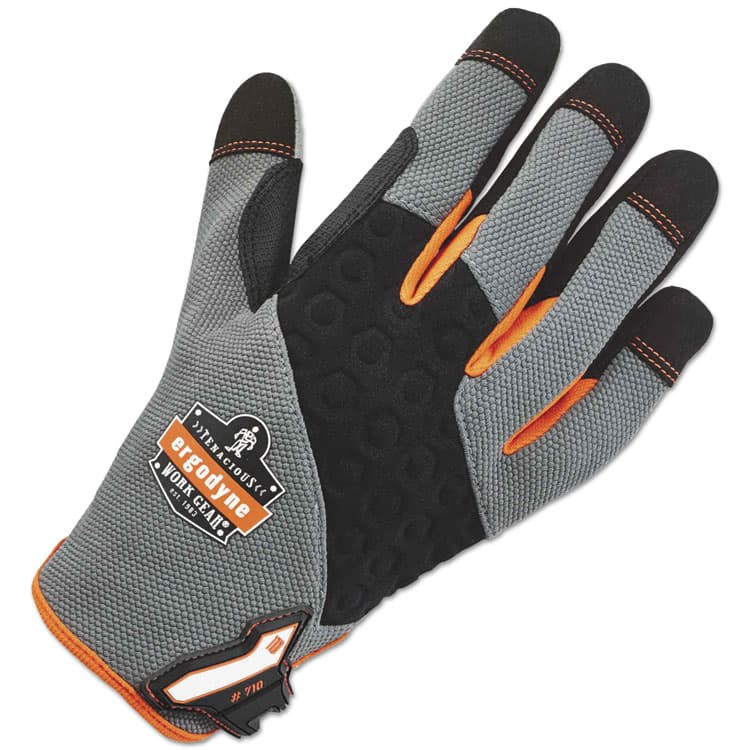 ERGODYNE CORPORATION ProFlex 710 Heavy-Duty Utility Gloves, Large, Gray, Pair (EGO17044)