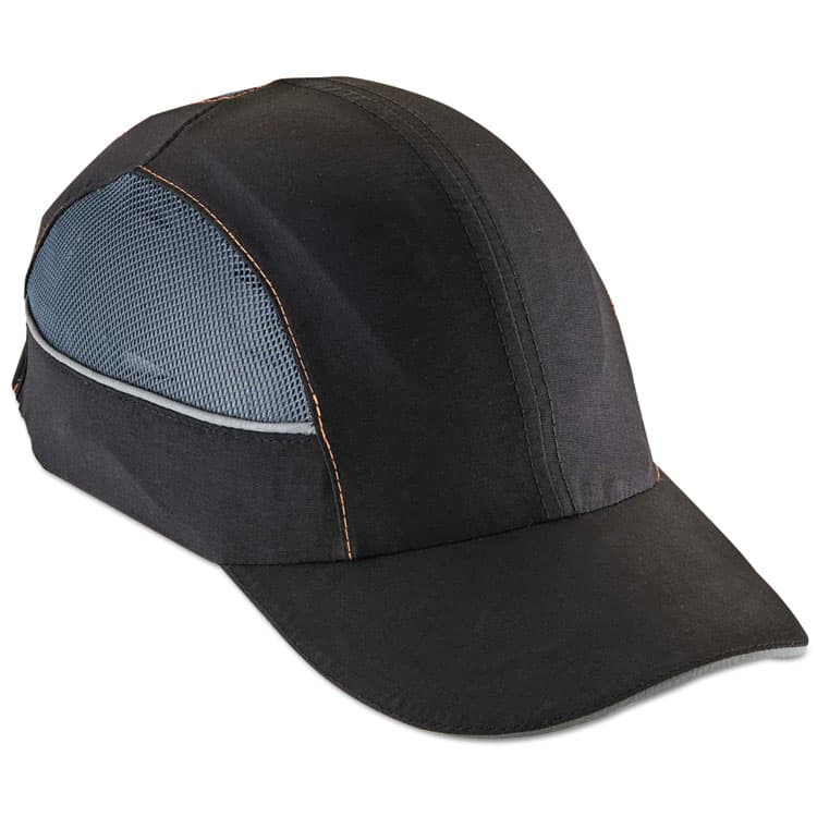 ERGODYNE CORPORATION Skullerz 8960 Bump Cap with LED Lighting, Long Brim, Black (EGO23374)