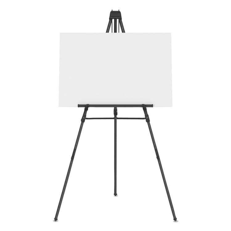 QUARTET MFG. Aluminum Heavy-Duty Display Easel, 38" to 66" Tall, Black, Supports Up to 45 lb (QRT56E) thumbnail 2