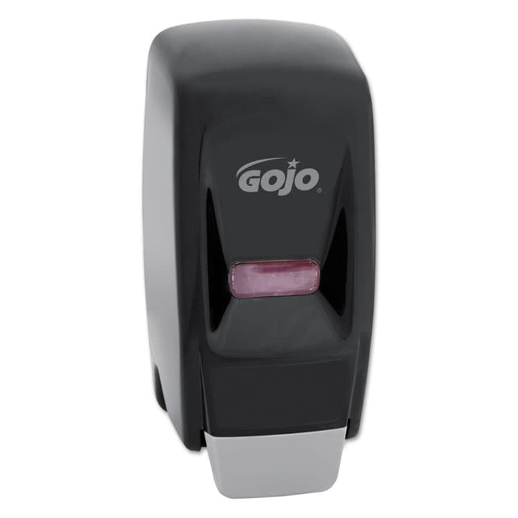 GO-JO INDUSTRIES Bag-In-Box Liquid Soap Dispenser, 800 mL, 5.75 x 5.5 x 5.13, Black, 12/Carton (GOJ9033)