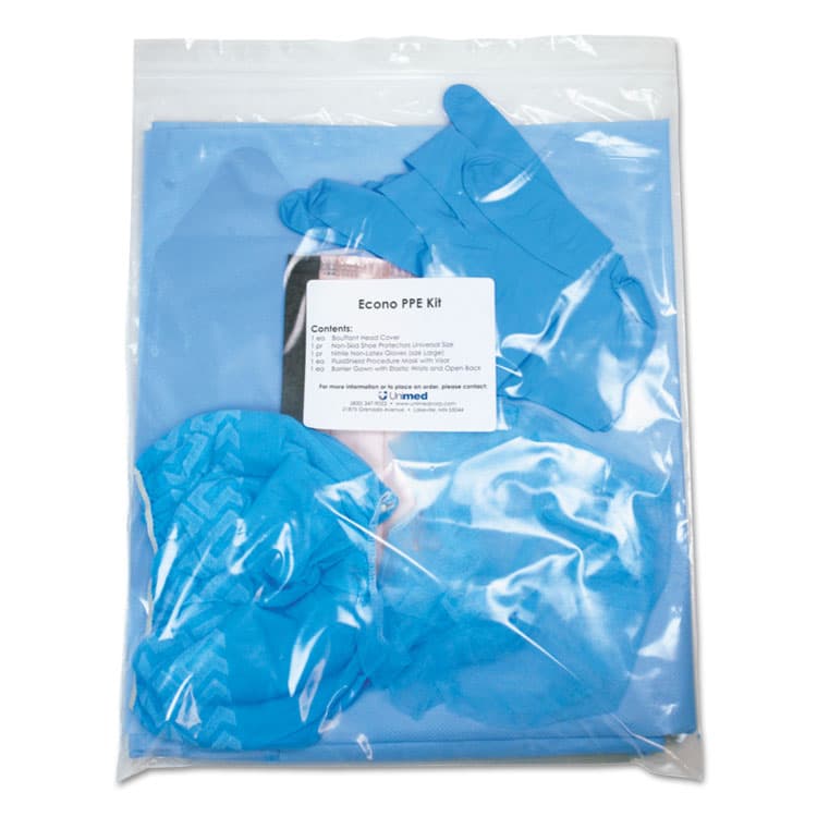 UNIMED Econo PPE Kit, 7 Pieces, 9 x 12 (UMIKITEPPE)