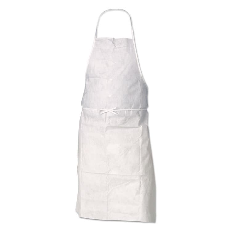 KIMBERLY-CLARK PROFESSIONAL A20 Apron, 28" x 40", One Size Fits All, White (ANS36550)