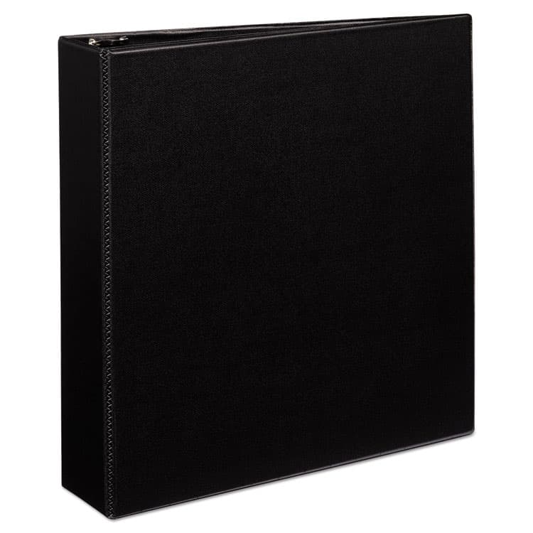 AVERY PRODUCTS CORPORATION Durable Non-View Binder with DuraHinge and Slant Rings, 3 Rings, 2" Capacity, 11" x 8.5", Black (AVE27550)