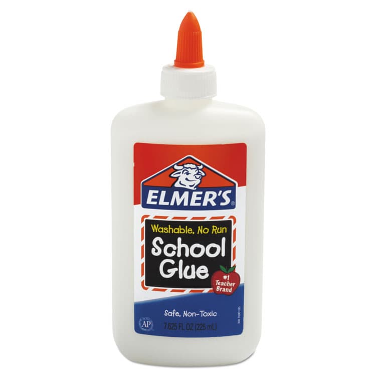ELMER'S PRODUCTS, . Washable School Glue, 7.63 oz, Dries Clear (EPIE308)