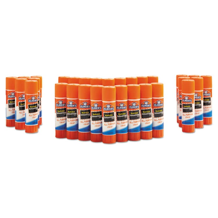 ELMER'S PRODUCTS, . Washable School Glue Sticks, 0.24 oz, Applies and Dries Clear, 30/Box (EPIE556) thumbnail 4