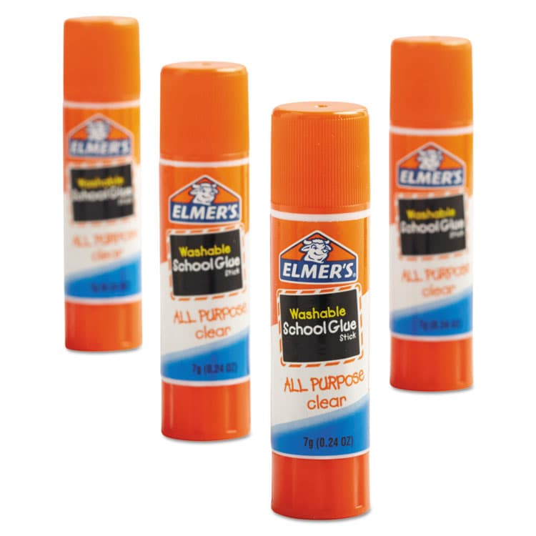 ELMER'S PRODUCTS, . Washable School Glue Sticks, 0.21 oz, Applies and Dries Clear, 8/Pack (EPIE5003E5004) thumbnail 4