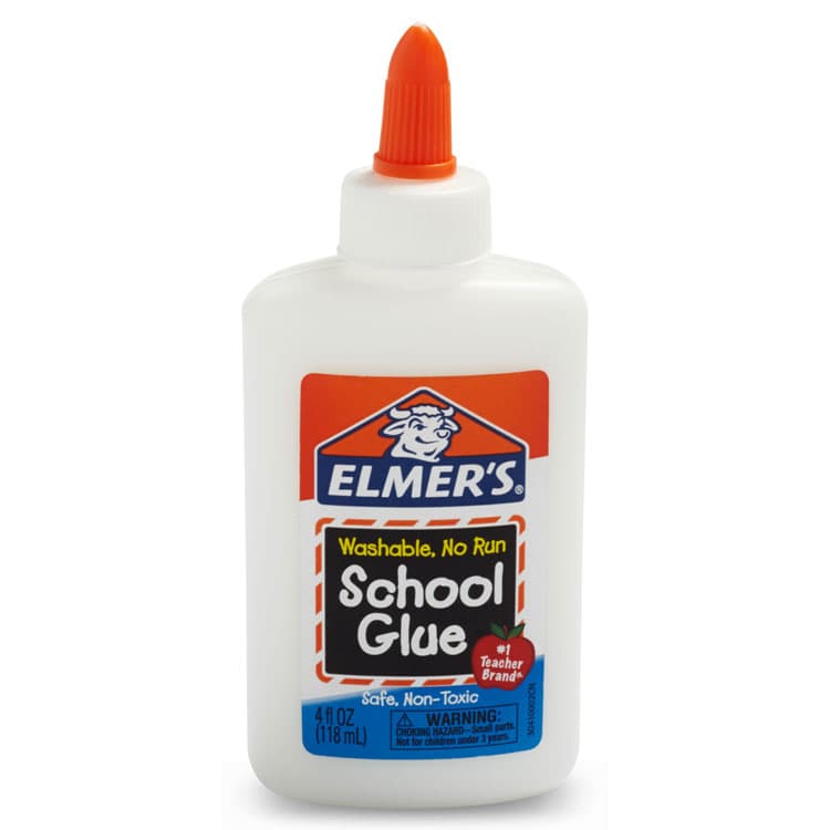 ELMER'S PRODUCTS, . Washable School Glue, 4 oz, Dries Clear (EPIE304)