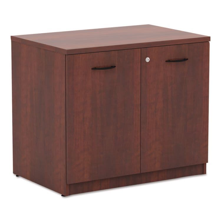 ALERA Alera Valencia Series Storage Cabinet, 34.13w x 22.78d x 29h, Medium Cherry (ALEVA613622MC)