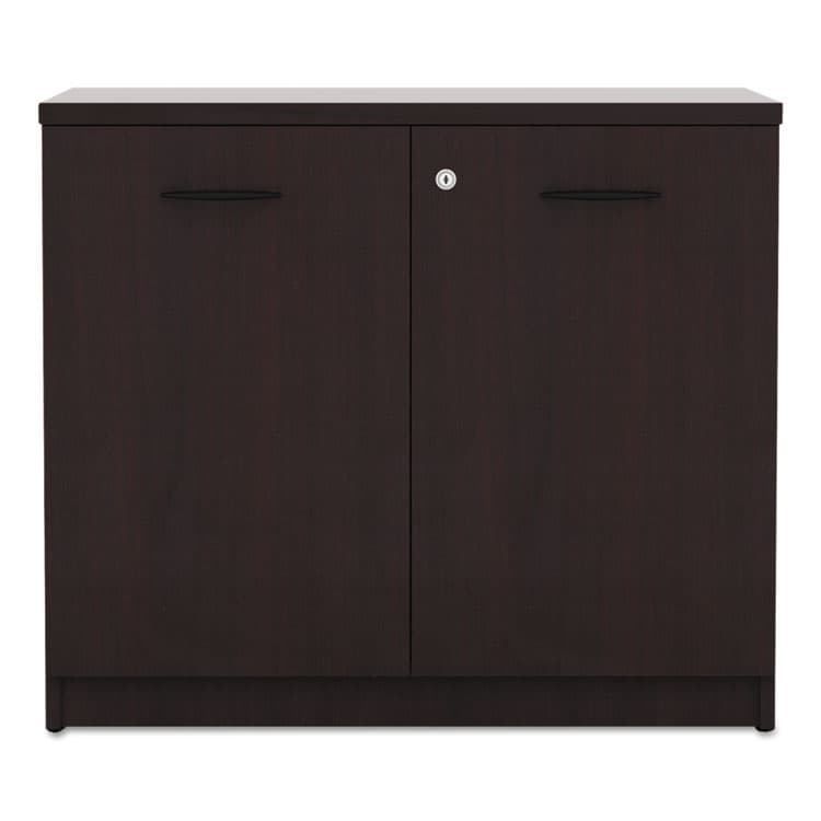 ALERA Alera Valencia Series Storage Cabinet, 34.13w x 22.78d x 29.5h, Mahogany (ALEVA613622MY) thumbnail 2