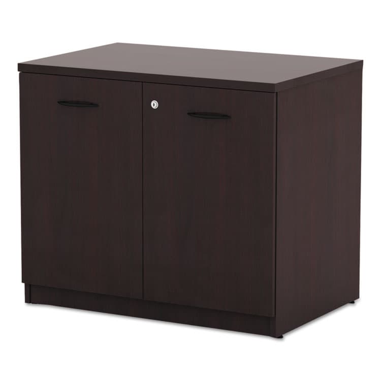 ALERA Alera Valencia Series Storage Cabinet, 34.13w x 22.78d x 29.5h, Mahogany (ALEVA613622MY) thumbnail 3