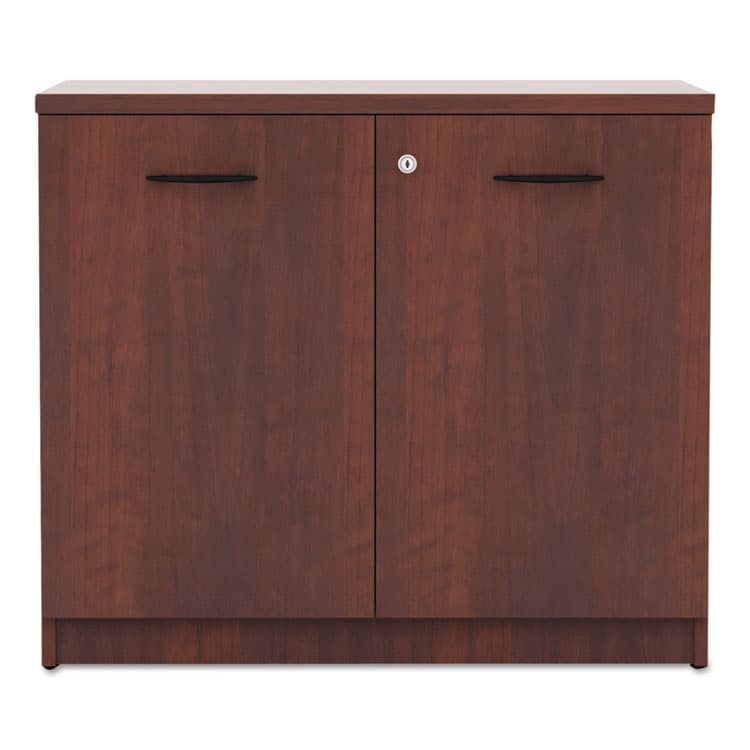 ALERA Alera Valencia Series Storage Cabinet, 34.13w x 22.78d x 29h, Medium Cherry (ALEVA613622MC) thumbnail 2