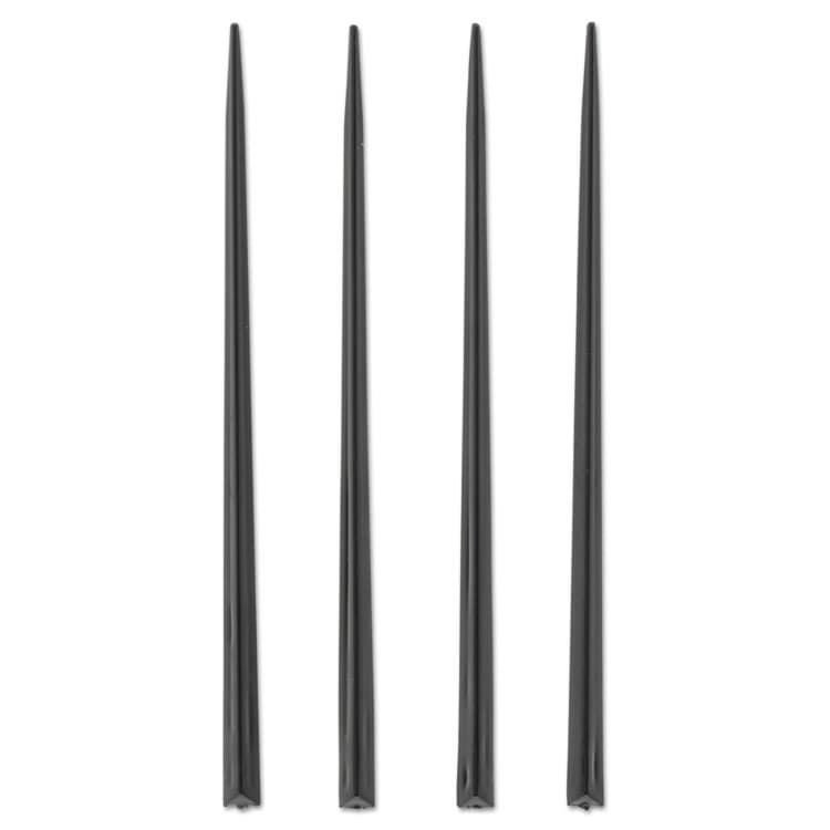 AMERCAREROYAL Prism Picks, Plastic, 4", Black, 500/Box, 5 Boxes/Carton (RPPRP1494BK) thumbnail 4