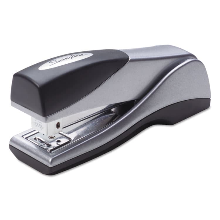 ACCO BRANDS, . Optima Grip Compact Stapler, 25-Sheet Capacity, Silver (SWI87816)
