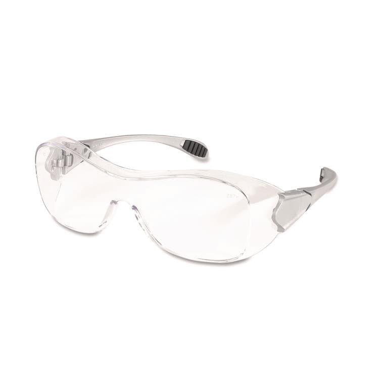 MCR SAFETY Law OTG Safety Glasses, Frameless OTG, Clear Single Lens (CRWOG110AF)