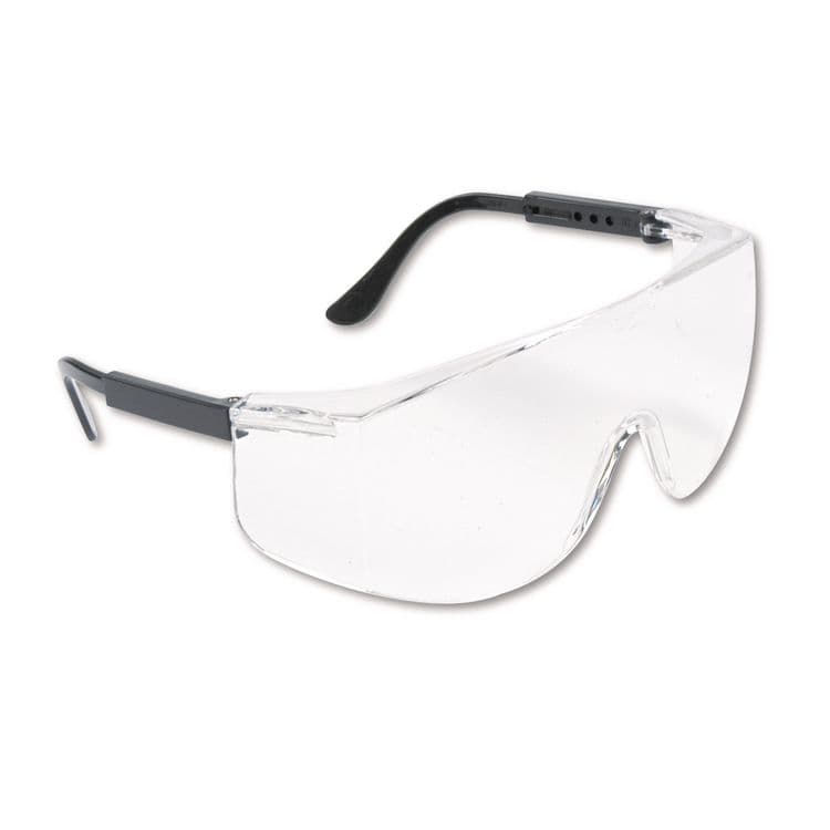 MCR SAFETY Tacoma Safety Glasses, Frameless, Clear Single Lens (CRWTC110)