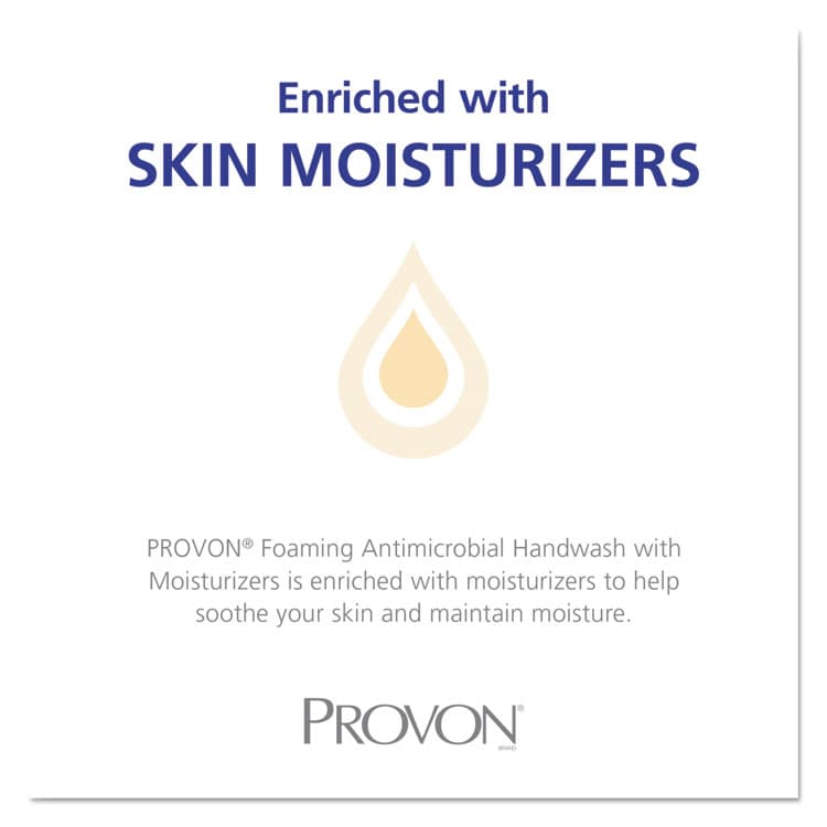 GO-JO INDUSTRIES Foaming Antimicrobial Handwash/Moisturizer Refill, For FMX-12 Dispenser, Light Floral Scent, 1,250 mL (GOJ518604EA) thumbnail 3