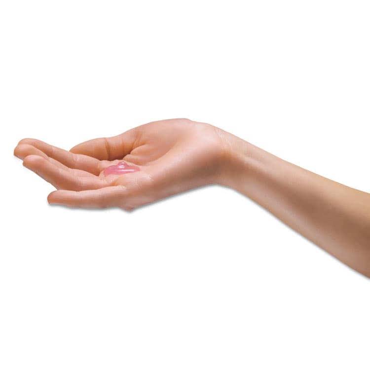 GO-JO INDUSTRIES RICH PINK Antibacterial Lotion Soap Refill, Floral Scent, 5,000 mL, 2/Carton (GOJ7520) thumbnail 2