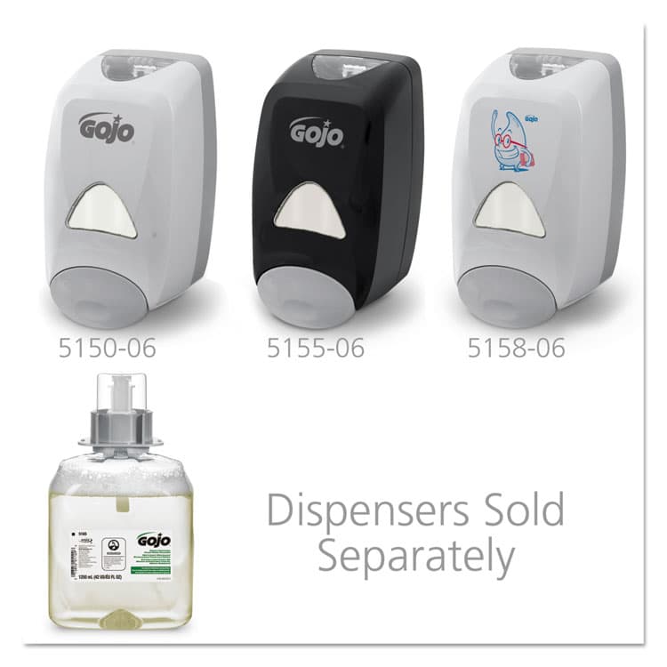 GO-JO INDUSTRIES Green Certified Foaming Hand Cleaner Refill, For FMX-12 Dispenser, Unscented, 1,250 mL (GOJ516504EA) thumbnail 2