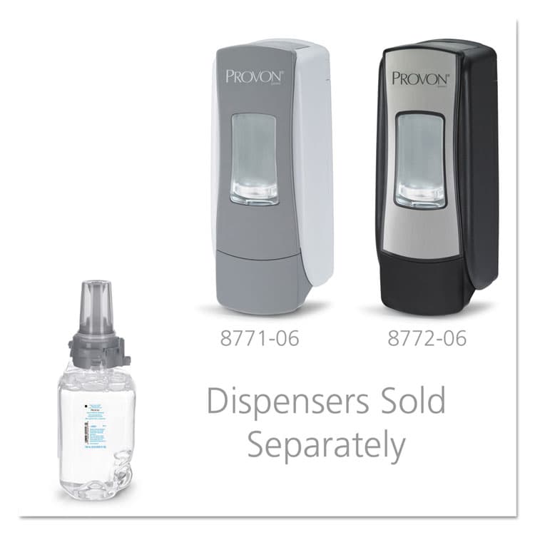 GO-JO INDUSTRIES Clear and Mild Foam Hand Wash Refill, Unscented, 700 mL, 4/Carton (GOJ872104) thumbnail 2