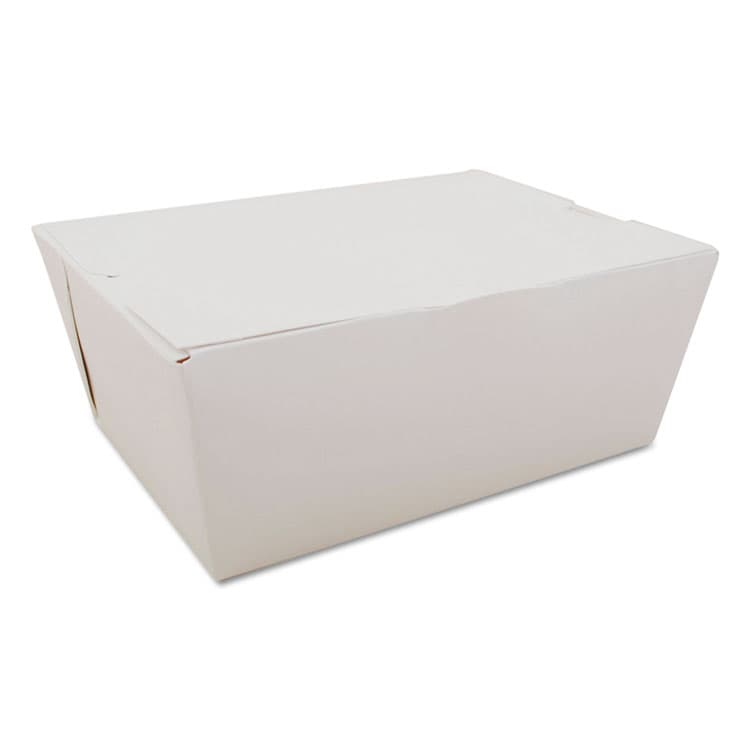 SOUTHERN CHAMPION TRAY ChampPak Carryout Boxes, #4, 7.75 x 5.5 x 3.5, White, Paper, 160/Carton (SCH0744)