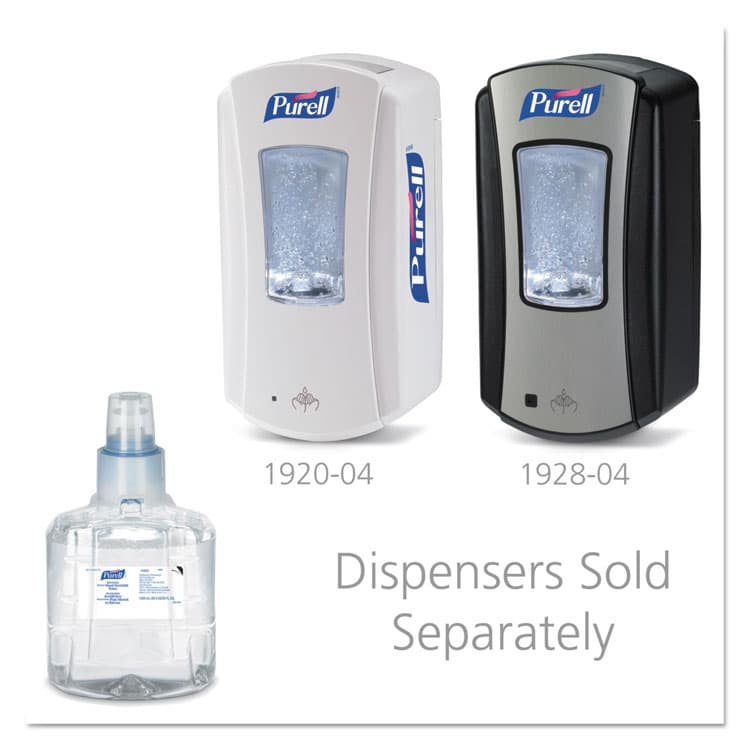 GO-JO INDUSTRIES Advanced Hand Sanitizer Foam, For LTX-12 Dispensers, 1,200 mL Refill, Fragrance-Free (GOJ190502EA) thumbnail 3