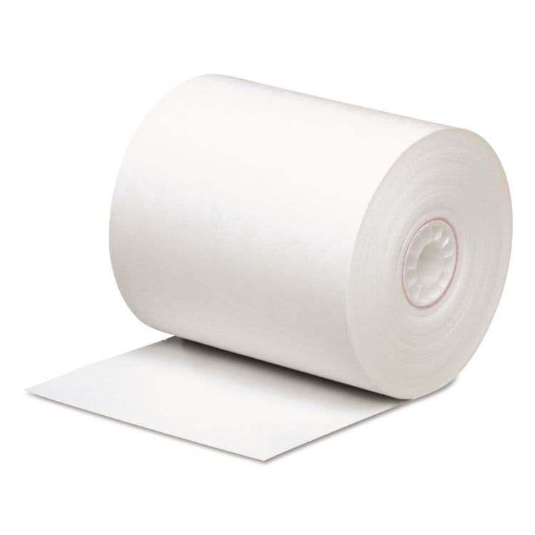 ICONEX Direct Thermal Printing Paper Rolls, 0.45" Core, 3.13" x 290 ft, White, 50/Carton (ICX90780569) thumbnail 2