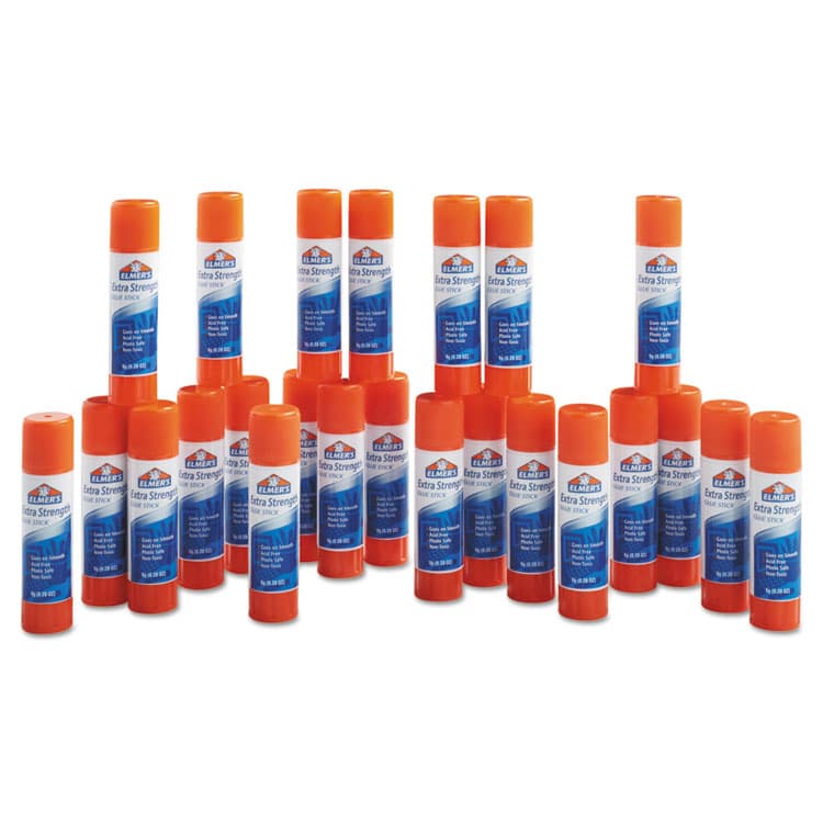 HUNT MFG. Extra-Strength Office Glue Stick, 0.28 oz, Dries Clear, 24/Pack (EPIE554) thumbnail 2