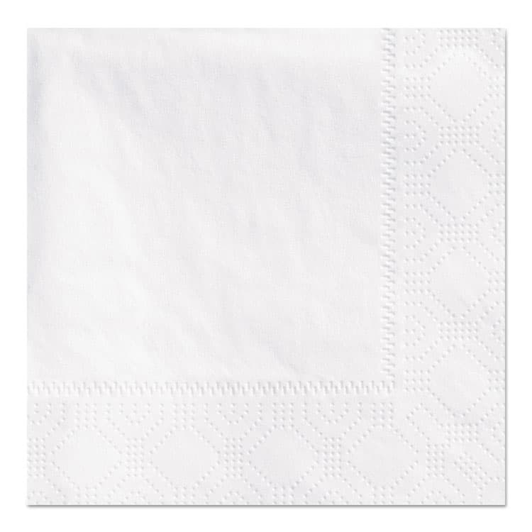 HOFFMASTER Embossed Beverage Napkins, 2-Ply, 9.5 x 9.5, White, 1,000/Carton (HFM180300)