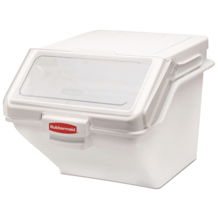RUBBERMAID COMMERCIAL PROD. PROSAVE Shelf Ingredient Bin, 19.2 x 23.5 x 16.88, White, Plastic (RCPFG9G5800WHT)