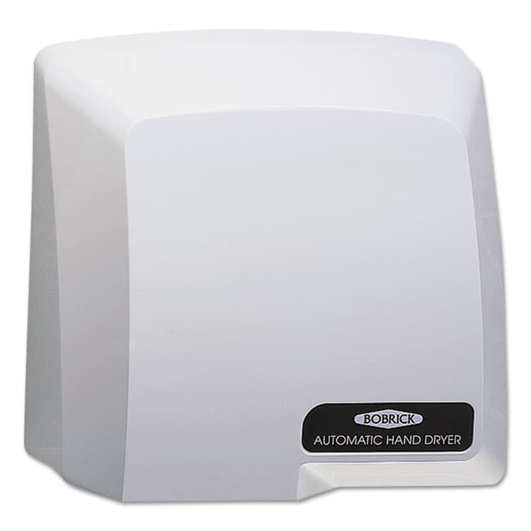 BOBRICK WASHROOM CompactDryer Automatic Hand Dryer, 115 V, 10.18 x 5.18 x 10.93, Gray (BOB710)